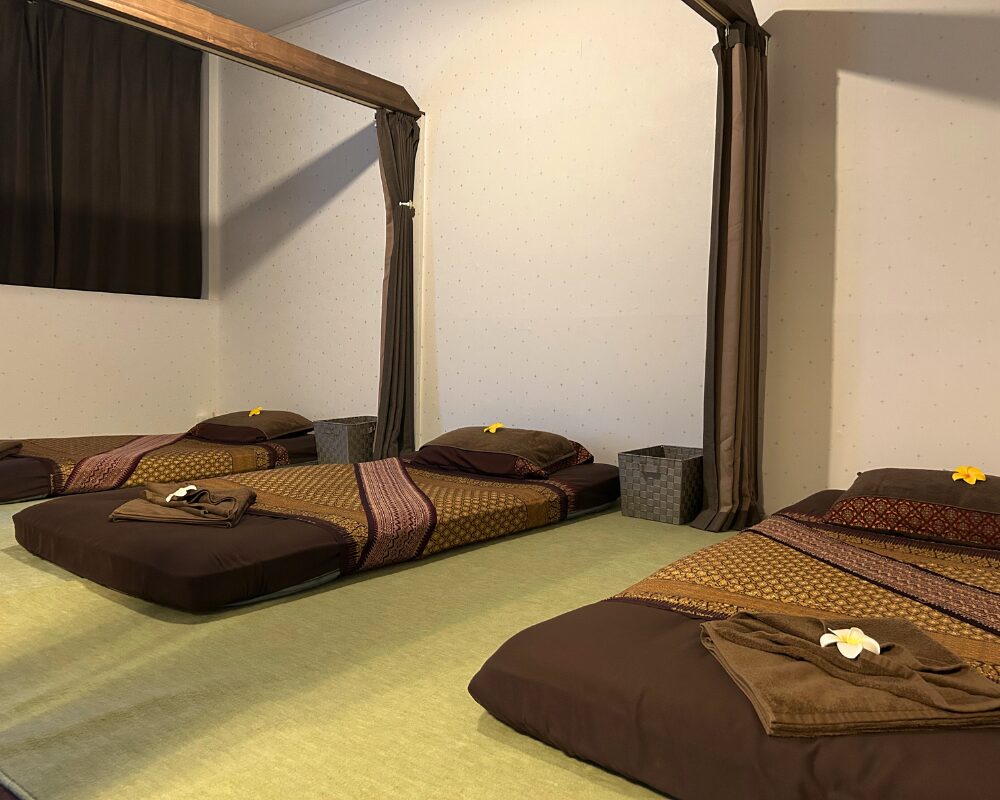 茨城県鉾田市鉾田のタイ古式マッサージ・スマイルの施術室