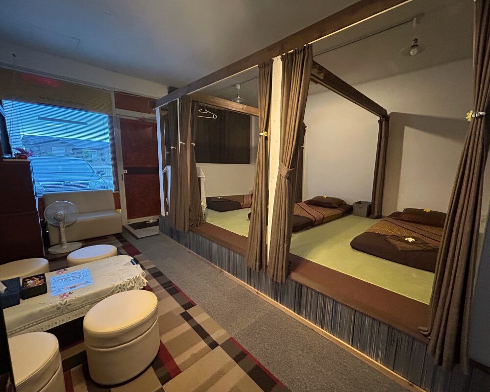 茨城県鉾田市鉾田のタイ古式マッサージ・スマイルの施術室