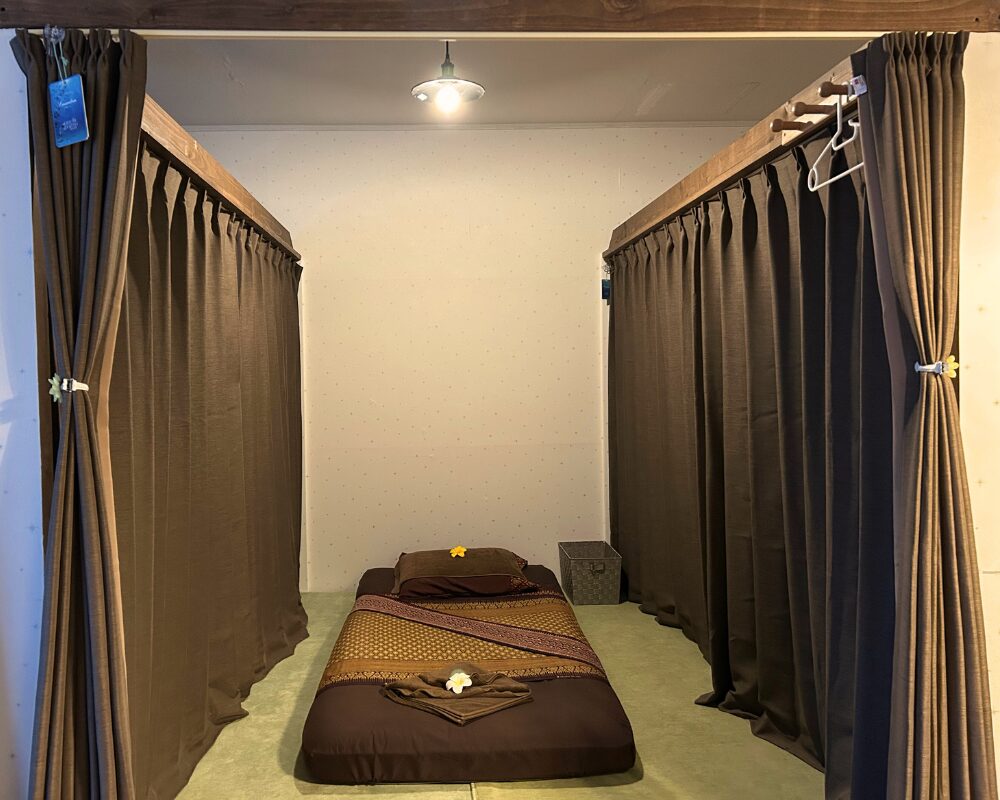 茨城県鉾田市鉾田のタイ古式マッサージ・スマイルの施術室