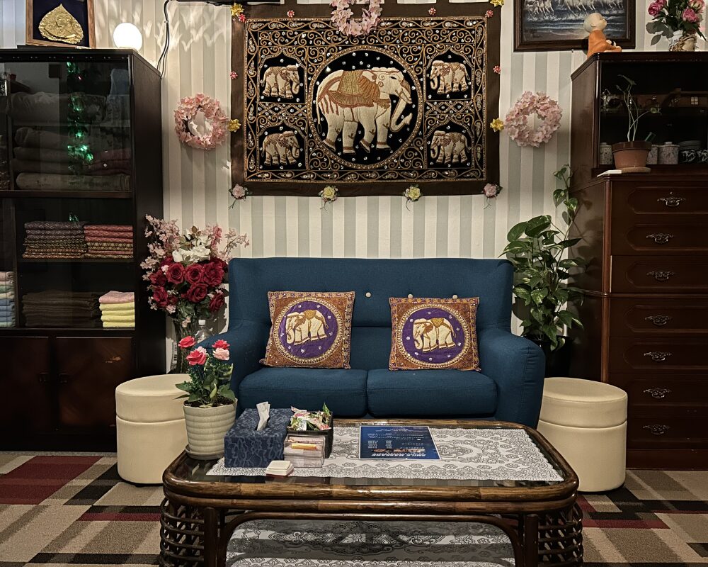 茨城県鉾田市鉾田のタイ古式マッサージ・スマイルの待合室