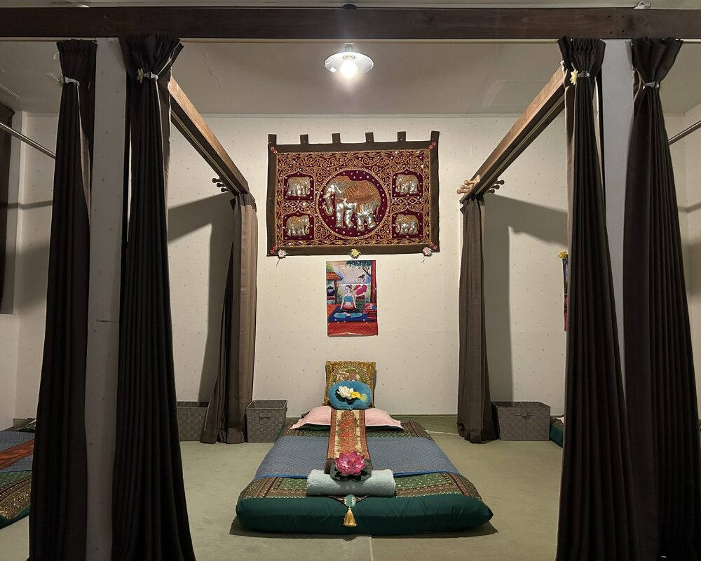 茨城県鉾田市鉾田のタイ古式マッサージ・スマイルの施術室